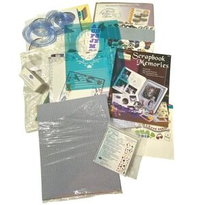 Vintage Scrapbooking Junk Drawer Lot Creative Memories Variety Craft Supplies
